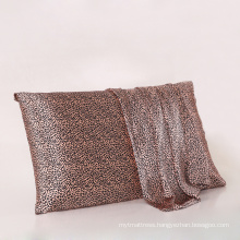 Leopard Print Mulbery Silk Pillowcase 19 Momme Washable Bedsure Silk Pillowcase with Gift Box